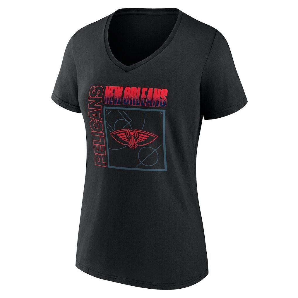New Orleans Pelicans Women's Home Court Pop Personalized Name & Number V-Neck T-Shirt