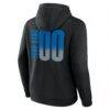 Orlando Magic Big & Tall Home Court Pop Personalized Name & Number Hoodie - Black - Detail View