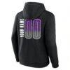Sacramento Kings Big & Tall Home Court Pop Personalized Name & Number Hoodie - Black - Detail View