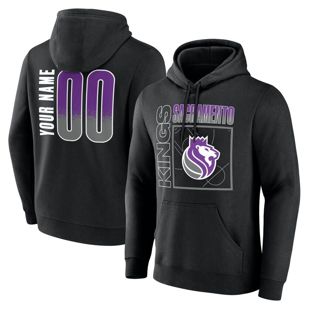 Sacramento Kings  Home Court Pop Personalized Name & Number Hoodie