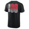 Toronto Raptors Big & Tall Home Court Pop Personalized Name & Number T-Shirt - Black - Detail View