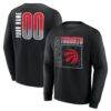 Toronto Raptors Home Court Pop Personalized Name & Number Sweatshirt - Black - Front View