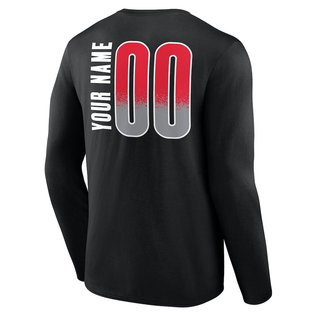 Toronto Raptors  Home Court Pop Personalized Name & Number Long Sleeve T-Shirt