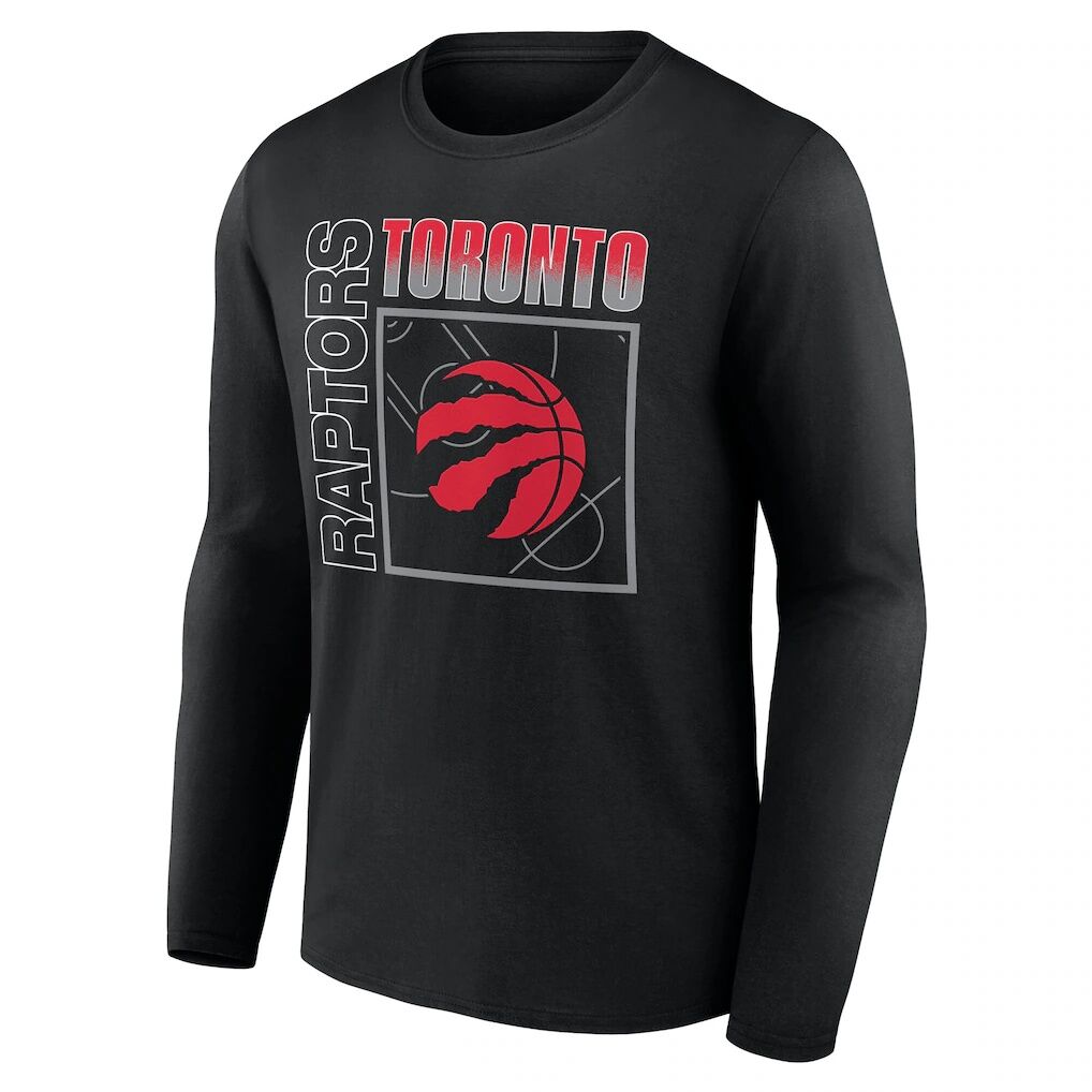 Toronto Raptors  Home Court Pop Personalized Name & Number Long Sleeve T-Shirt