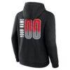 Toronto Raptors Home Court Pop Personalized Name & Number Hoodie - Black - Detail View