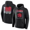Toronto Raptors Home Court Pop Personalized Name & Number Hoodie - Black - Front View