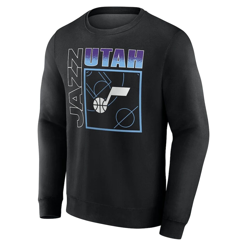 Utah Jazz  Home Court Pop Personalized Name & Number Sweatshirt