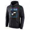 Utah Jazz Home Court Pop Personalized Name & Number Hoodie - Black - Side View
