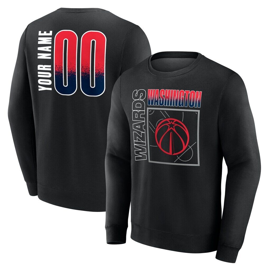 Washington Wizards  Home Court Pop Personalized Name & Number Sweatshirt