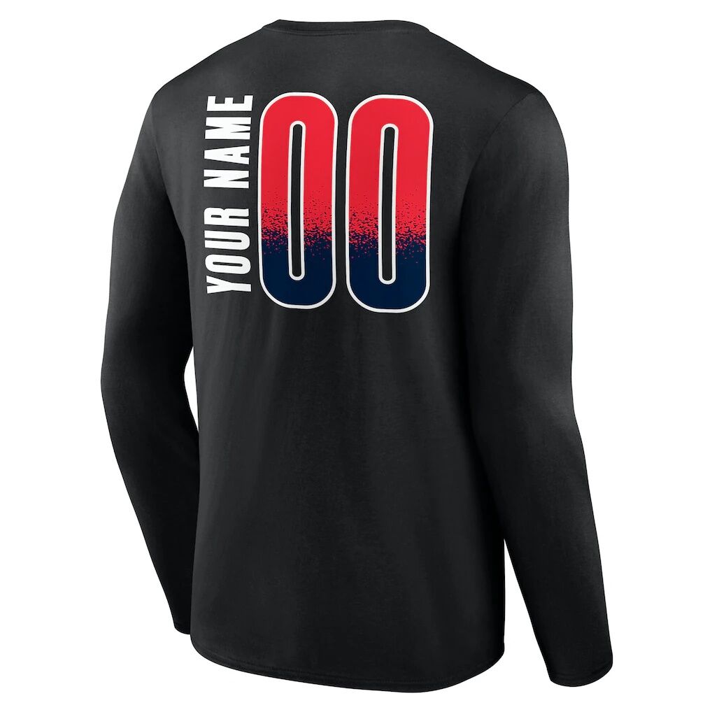 Washington Wizards  Home Court Pop Personalized Name & Number Long Sleeve T-Shirt