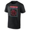 Washington Wizards Home Court Pop Personalized Name & Number T-Shirt - Black - Side View