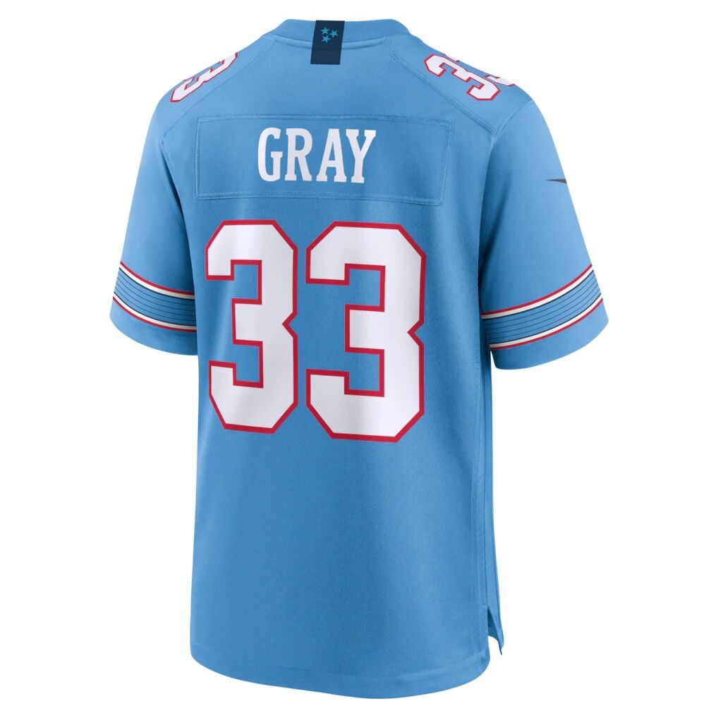 Cedric Gray Tennessee Titans Nike Game Jersey - Light Blue