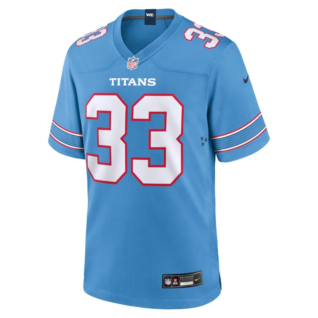 Cedric Gray Tennessee Titans Nike Game Jersey - Light Blue