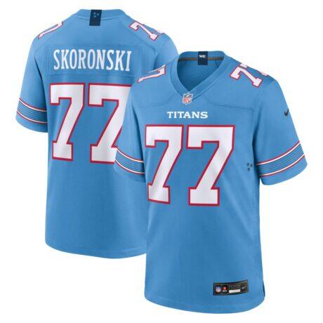 Peter Skoronski Tennessee Titans Nike Game Jersey - - Front View