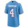 Wan'Dale Robinson Tennessee Titans Nike Team Game Jersey - Light Blue - Detail View