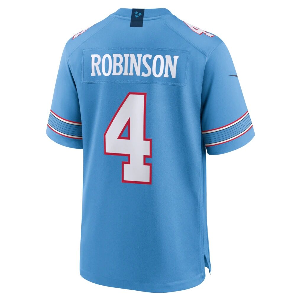 Wan'Dale Robinson Tennessee Titans Nike Team Game Jersey - Light Blue