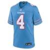 Wan'Dale Robinson Tennessee Titans Nike Team Game Jersey - Light Blue - Side View
