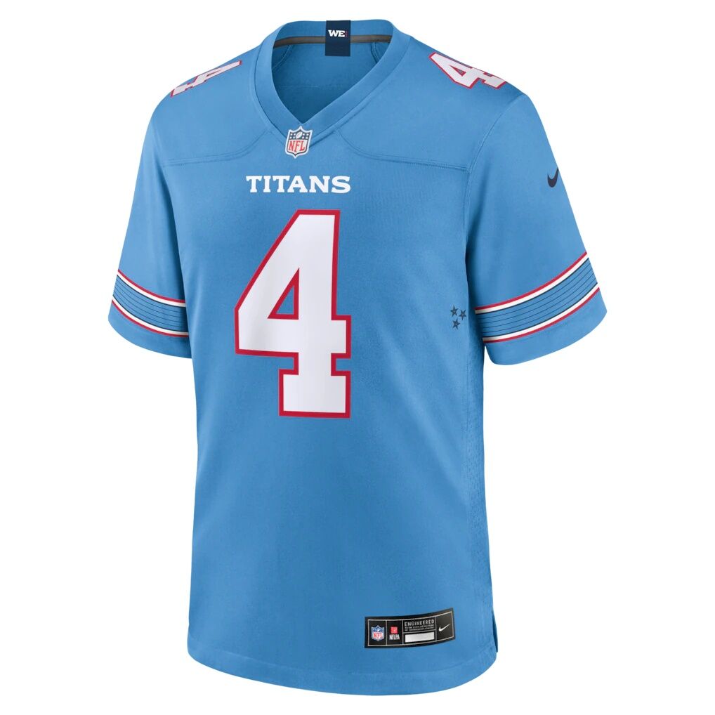 Wan'Dale Robinson Tennessee Titans Nike Team Game Jersey - Light Blue