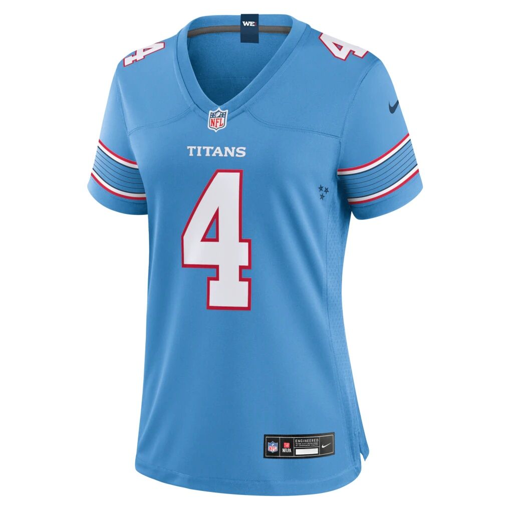 Wan'Dale Robinson Tennessee Titans Nike Women's Team Game Jersey - Light Blue