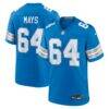 Cade Mays Detroit Lions Nike Team Game Jersey - Blue - Front View