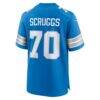 Juice Scruggs Detroit Lions Nike Team Game Jersey - Blue - Detail View