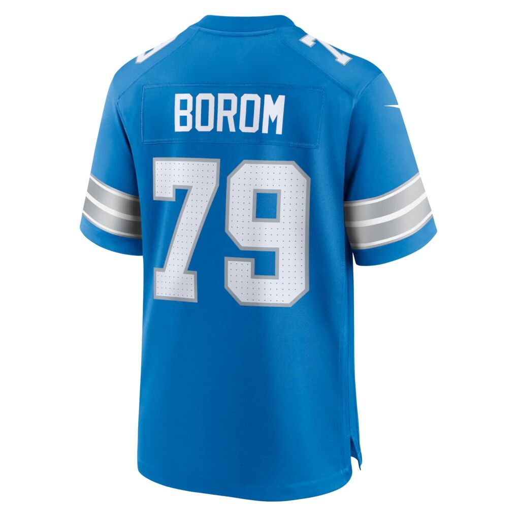 Larry Borom Detroit Lions Nike Team Game Jersey