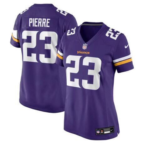 James Pierre Minnesota Vikings Nike Women's Team Game Jersey - Purple - Front View