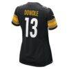 Rico Dowdle Pittsburgh Steelers Nike Women's Team Game Jersey - Black - Detail View