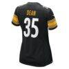 Jamel Dean Pittsburgh Steelers Nike Women's Team Game Jersey - Black - Detail View