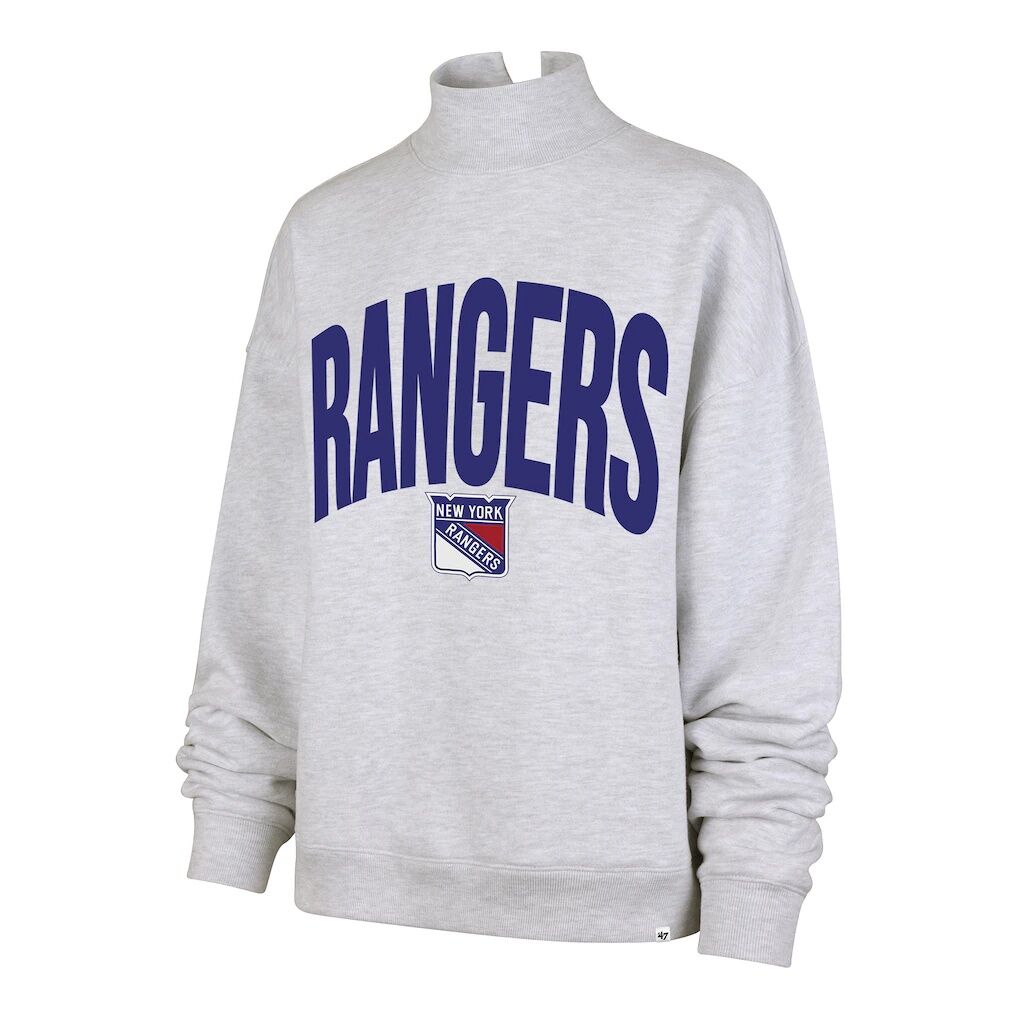 New York Rangers '47 Women's Subtle Muse Sweatshirt - Heather Gray