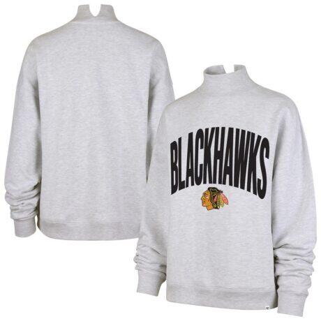 Chicago Blackhawks '47 Women's Subtle Muse Sweatshirt - - Front View
