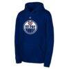 Edmonton Oilers Outerstuff Youth Primary Logo Pullover Hoodie - - Front View