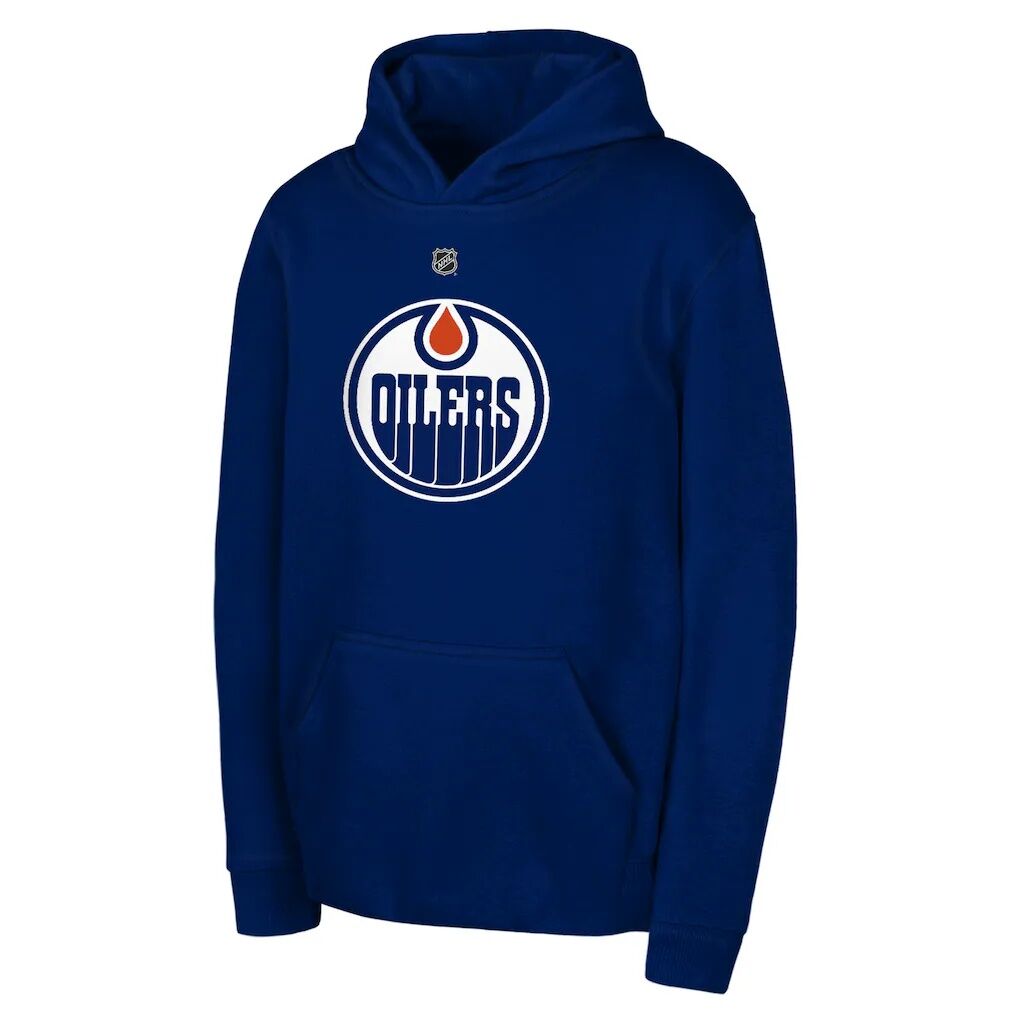 Edmonton Oilers Outerstuff Youth Primary Logo Pullover Hoodie - Royal