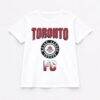 Toronto FC Gameday Couture Women's Oversized All-Time Classic Flowy T-Shirt - White - Front View