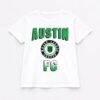 Austin FC Gameday Couture Women's Oversized All-Time Classic Flowy T-Shirt - White - Front View