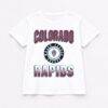 Colorado Rapids Gameday Couture Women's Oversized All-Time Classic Flowy T-Shirt - White - Front View