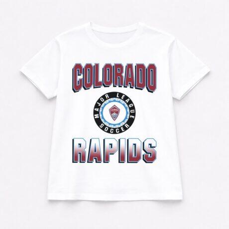 Colorado Rapids Gameday Couture Women's Oversized All-Time Classic Flowy T-Shirt - White - Front View