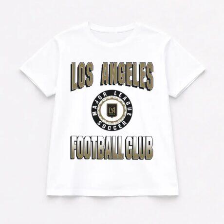 LAFC Gameday Couture Women's Oversized All-Time Classic Flowy T-Shirt - White - Front View