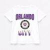 Orlando City SC Gameday Couture Women's Oversized All-Time Classic Flowy T-Shirt - White - Front View