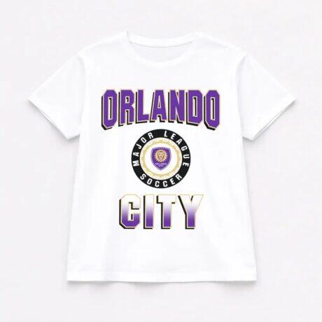 Orlando City SC Gameday Couture Women's Oversized All-Time Classic Flowy T-Shirt - White - Front View