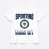 Sporting Kansas City Gameday Couture Women's Oversized All-Time Classic Flowy T-Shirt - White - Front View