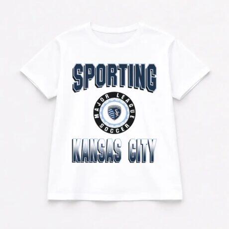 Sporting Kansas City Gameday Couture Women's Oversized All-Time Classic Flowy T-Shirt - White - Front View