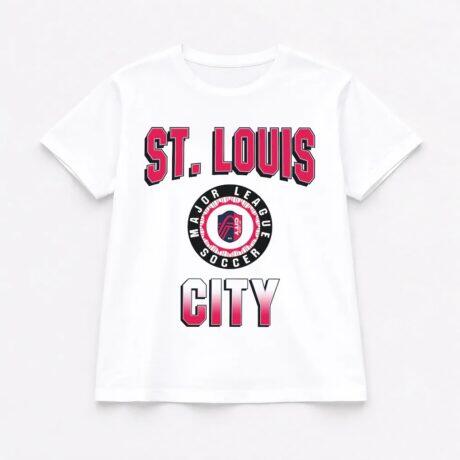 St. Louis CITY SC Gameday Couture Women's Oversized All-Time Classic Flowy T-Shirt - White - Front View