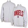Los Angeles Angels '47 Women's Subtle Muse Mock Neck Sweatshirt - - Front View