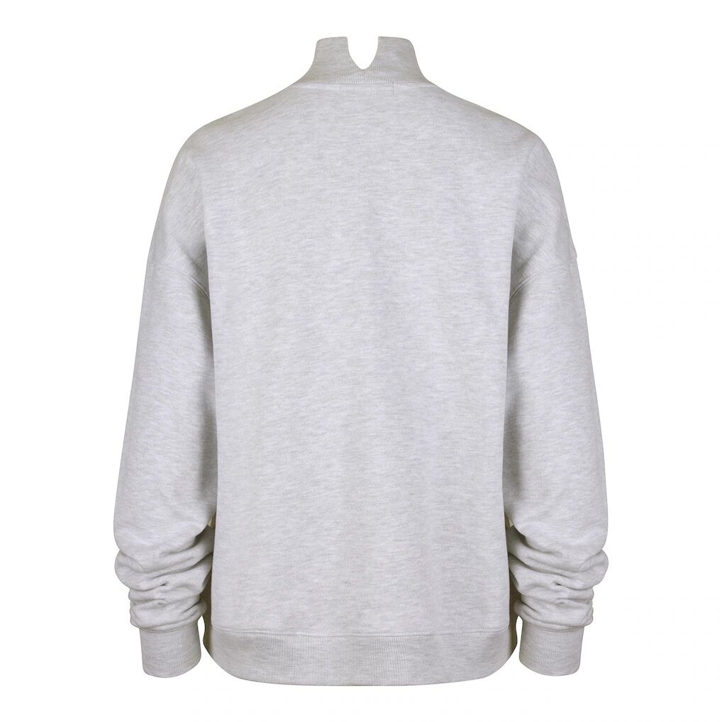 Colorado Rockies '47 Women's Subtle Muse Mock Neck Sweatshirt - Heather Gray