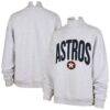 Houston Astros '47 Women's Subtle Muse Mock Neck Sweatshirt - - Front View