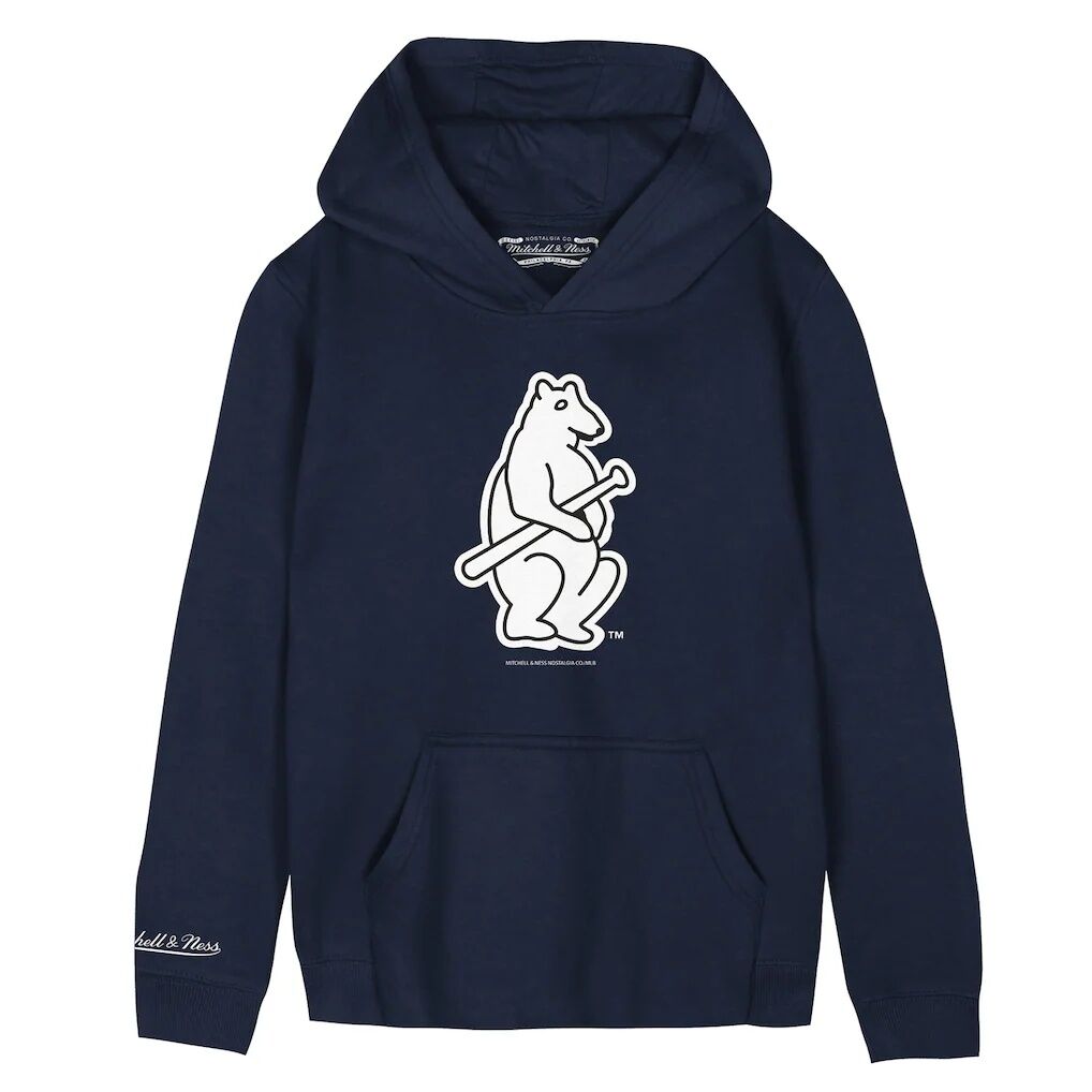 Chicago Cubs Mitchell & Ness Preschool Retro Logo Hoodie