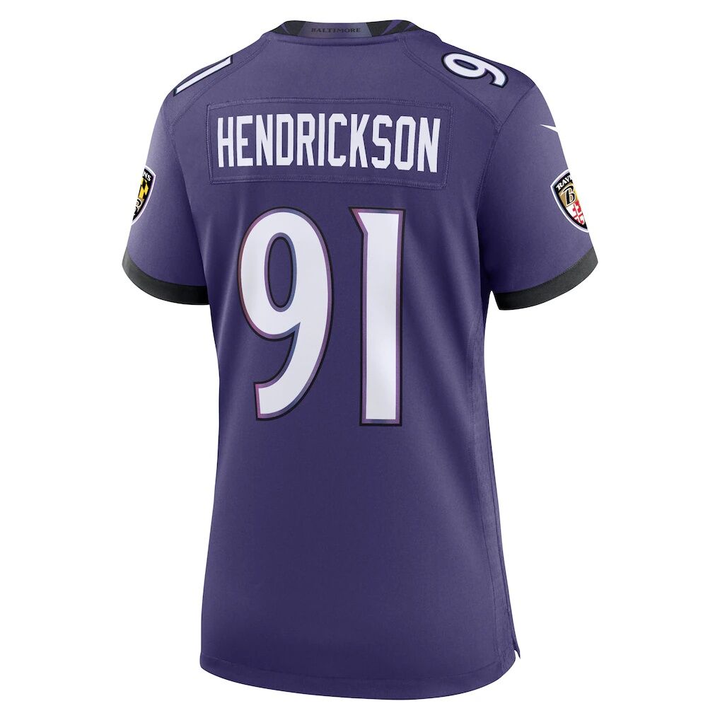 Trey Hendrickson Baltimore Ravens Nike Women's Team Game Jersey
