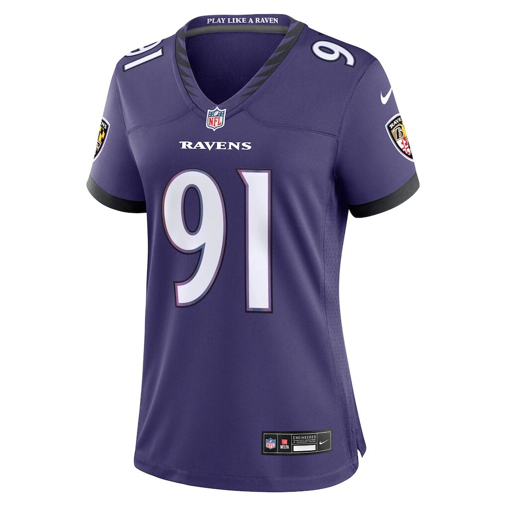 Trey Hendrickson Baltimore Ravens Nike Women's Team Game Jersey