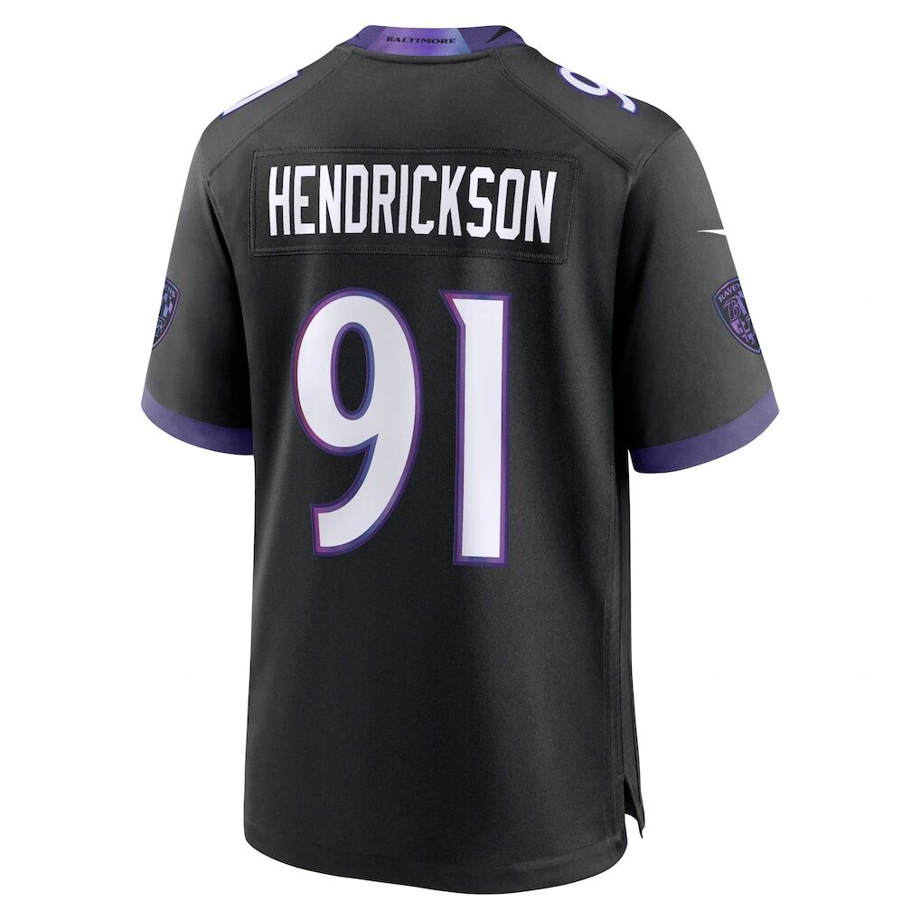 Trey Hendrickson Baltimore Ravens Nike Alternate Game Jersey